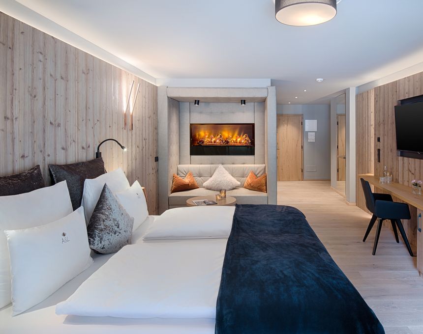 LUNARIS Wellnessresort : Double Room "Bergfeuer de luxe"