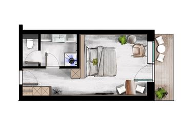 LUNARIS Wellnessresort : Camera matrimoniale «Kleine Alm» map