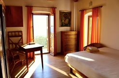 Bio-Guesthouse Mani Sonnenlink: Bedroom Yellow Apartment - Mani Sonnenlink, Pyrgos-West Mani, Peloponnes, Greece