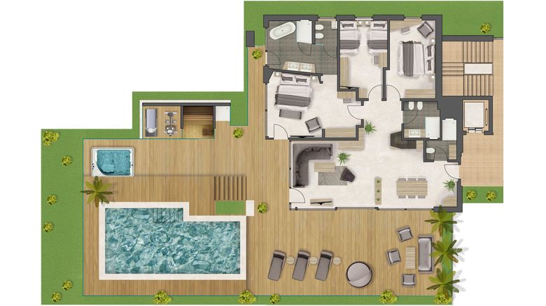Quellenhof Luxury Resort Passeier: Infinity-Chalet image #20