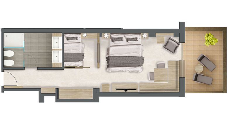 Quellenhof Luxury Resort Passeier: Double Room Edelweiß image #17
