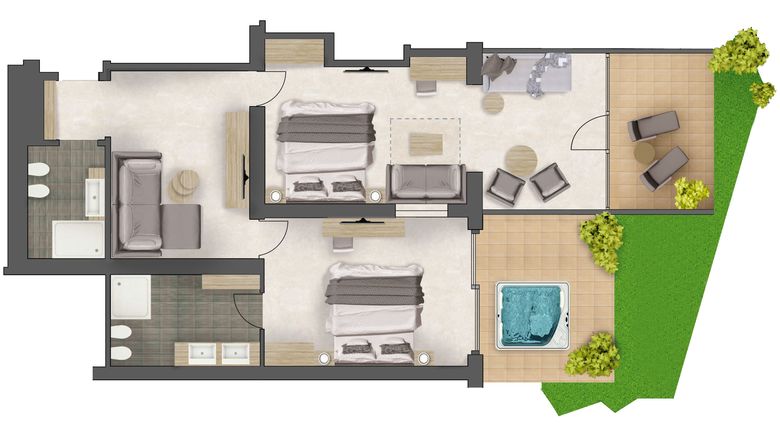 Quellenhof Luxury Resort Passeier: Rose Suite Deluxe 1 image #6
