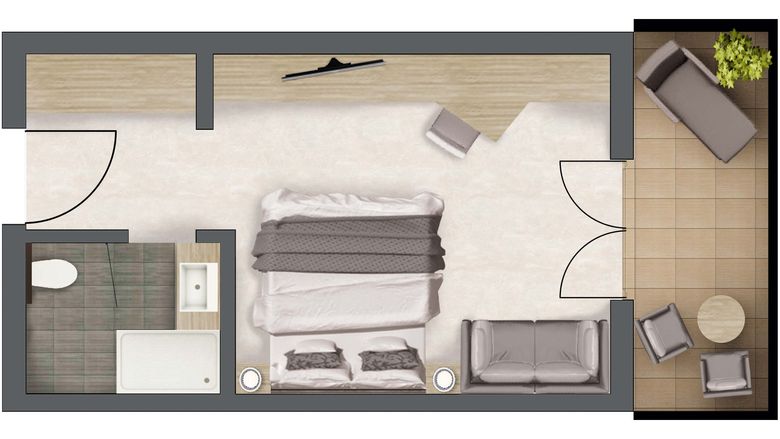 Quellenhof Luxury Resort Passeier: Einzelzimmer Laugen deluxe image #3