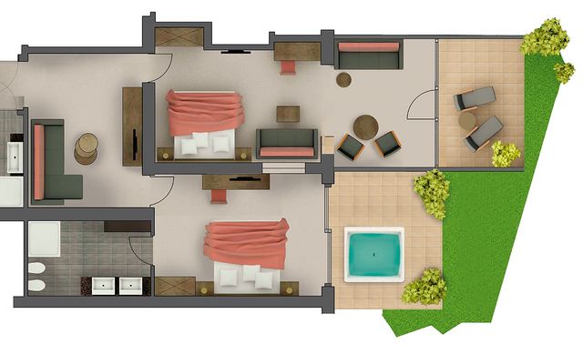 Rosen Suite Deluxe 1 image 6 - Quellenhof Luxury Resort Passeier
