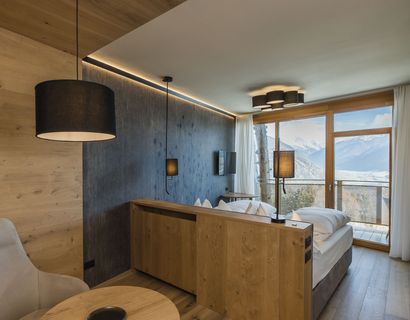 Alpin Panorama Hotel Hubertus: Panoramic room BRAIES