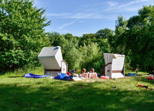 Biohotel Gut Nisdorf: Badeteich - Gut Nisdorf - Bio Urlaub an der Ostsee, Nisdorf, Ostsee, Mecklenburg-Vorpommern, Deutschland