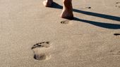 Spuren im Sand