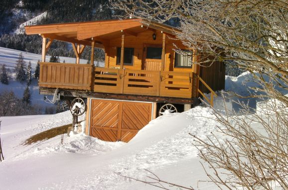 Winter, Blockhütte Mühlegg, Steinberg am Rofan, Tirol, Tyrol, Austria