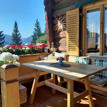 Terrasse, Neukam Hütte, Bischofshofen, Salzburg, Salzburg, Österreich