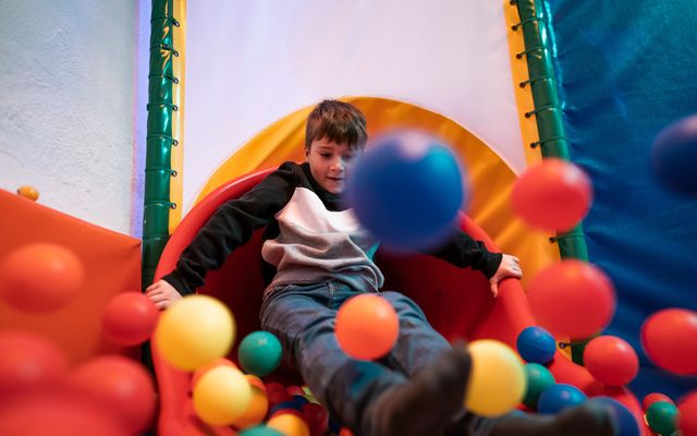 Pirker's Natur & Bio Familienhotel: Spielen im Bällebad