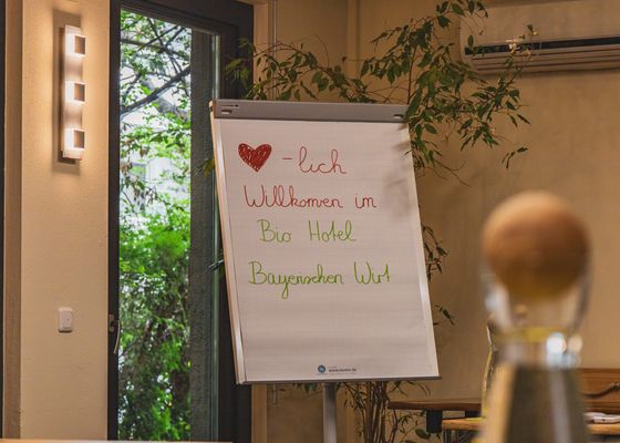 Green Meetings - Bio-Hotel Bayerischer Wirt