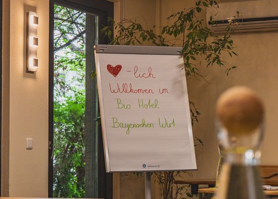 Green Meetings - Bio-Hotel Bayerischer Wirt