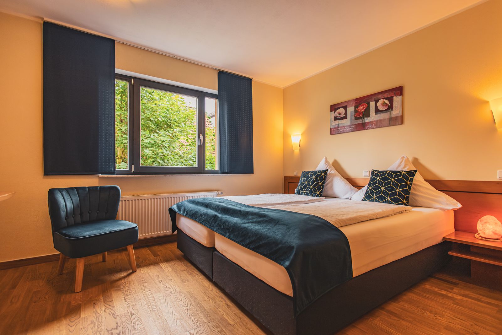 BIO HOTEL Bayerischer Wirt Bio-Zimmer Blau