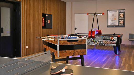 Tischtennis, Airhockey, Kicker