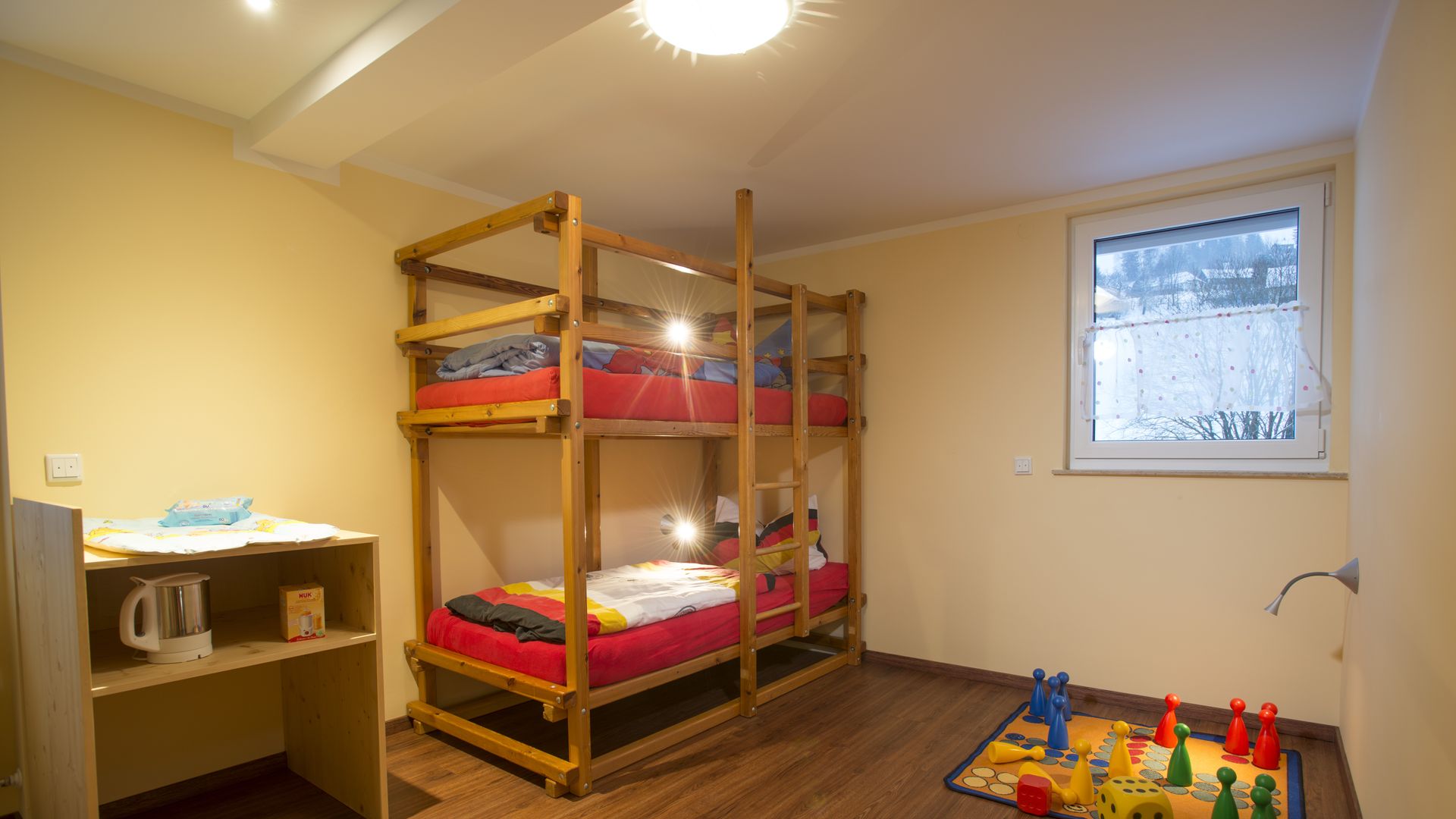 Kinderzimmer im Familienappartement 3-Raum 42qm im Familoltel FamilienKlub Krug | Familotel Fichtelgebirge