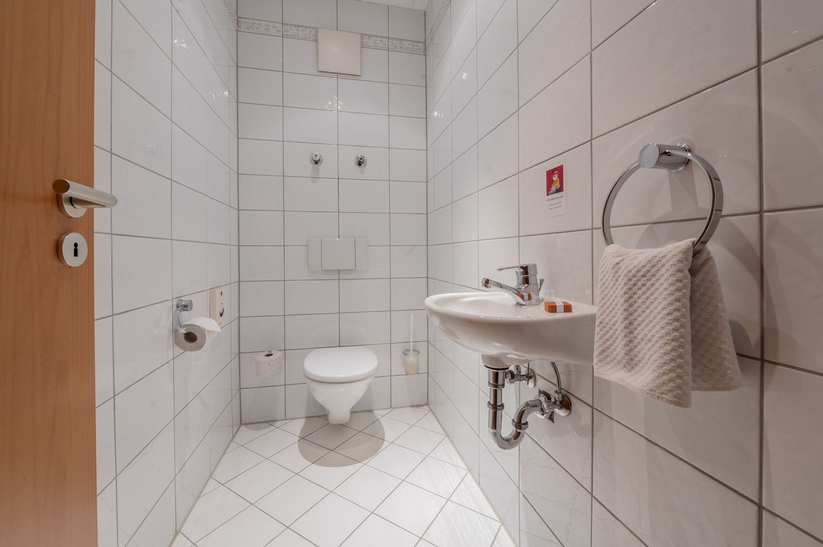 Toilette im 2 Raum Familien-Appartement ab 45 qm im Familotel Mein Krug | Familotel Fichtelgebirge FamilienKlub Krug | Mein Krug | Hotel Krug