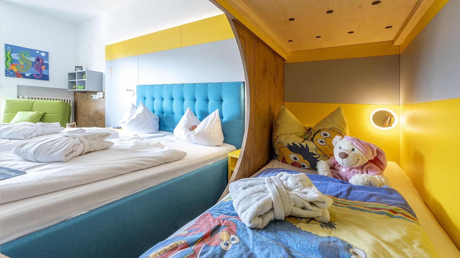Kinderwunderland in unserem Familienzimmer im Familotel Mein Krug | Familotel Fichtelgebirge FamilienKlub Krug | Mein Krug | Hotel Krug