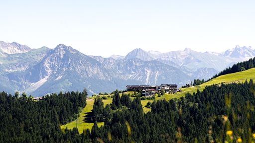 Kinderhotel Allgäuer Berghof – Lage im Wandergebiet