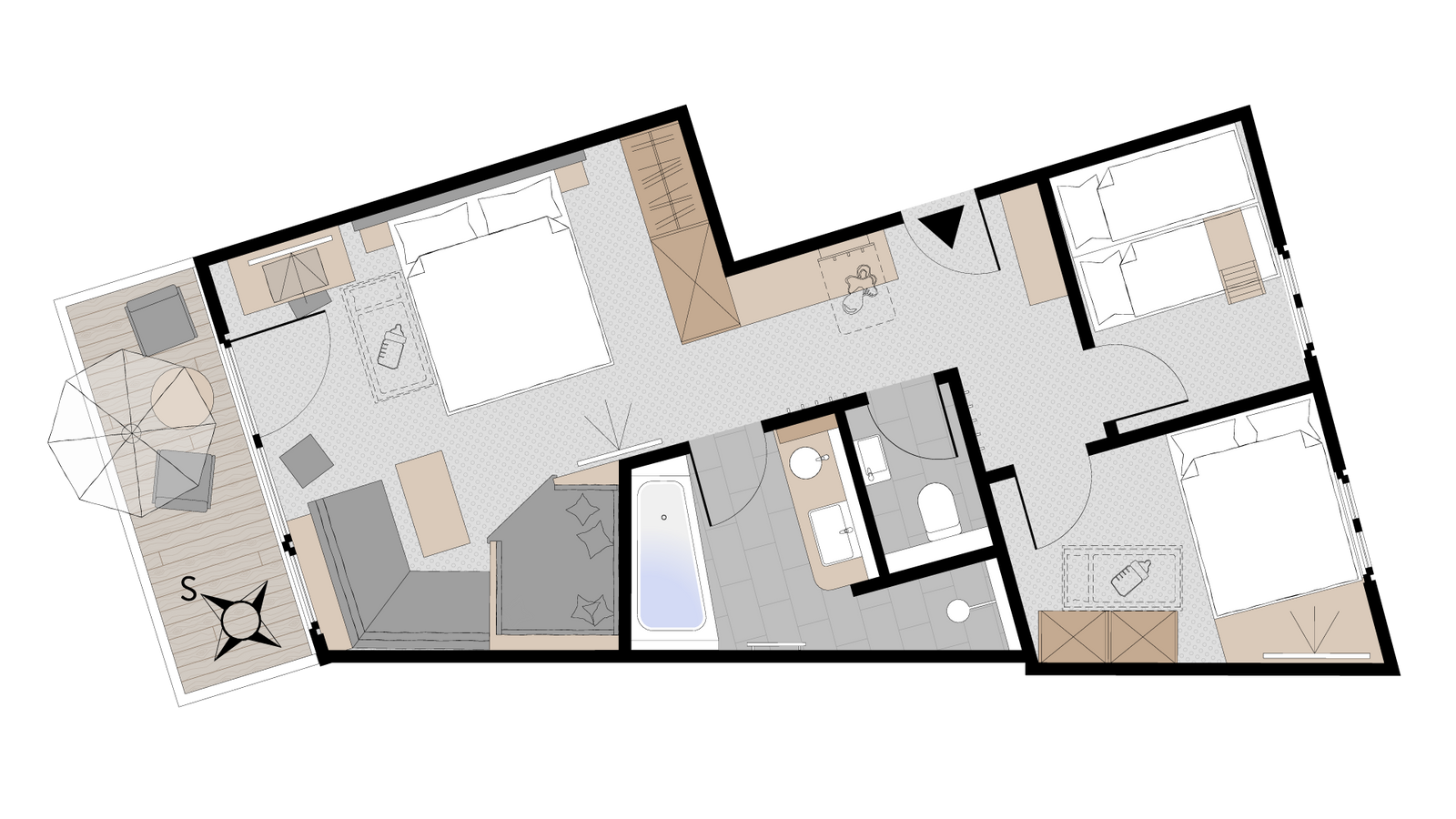 Familien-Suite Eselohr image 7 - Familotel Allgäuer Alpen Allgäuer Berghof