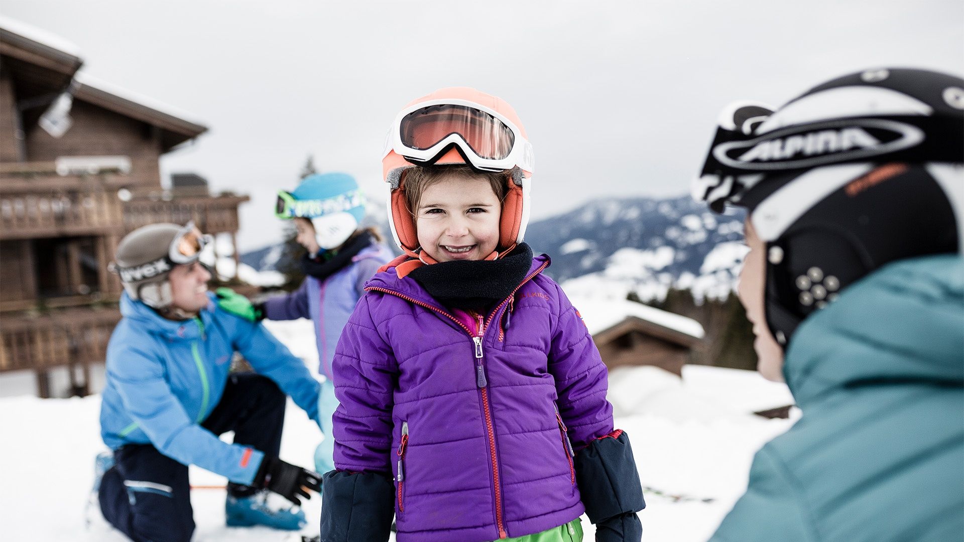 Skikurs im Winterurlaub im Kinderhotel Allgäuer Berghof