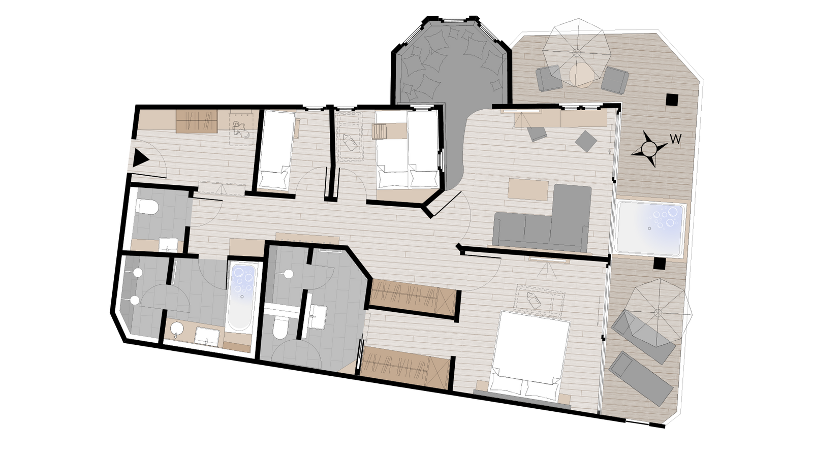 Familien-Suite SPAss-Suite Froschi image 11 - Familotel Allgäuer Alpen Allgäuer Berghof