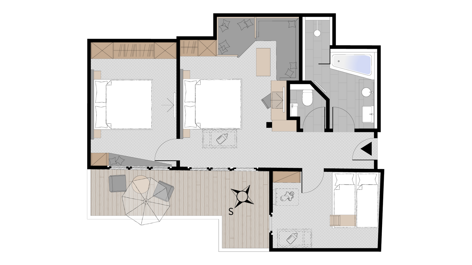 Familien-Suite Klapperstorch image 7 - Familotel Allgäuer Alpen Allgäuer Berghof