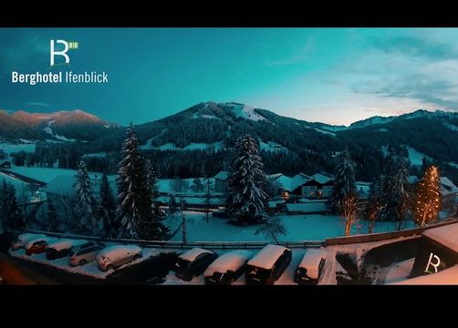 Biohotel Ifenblick: Imagevideo Abenddämmerung - Bio-Berghotel Ifenblick, Balderschwang, Allgäu, Bayern, Deutschland