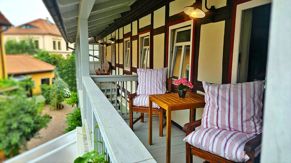 Wellnesszimmer mit Balkon