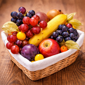 Vitaminreicher Gruß auf dem Zimmer