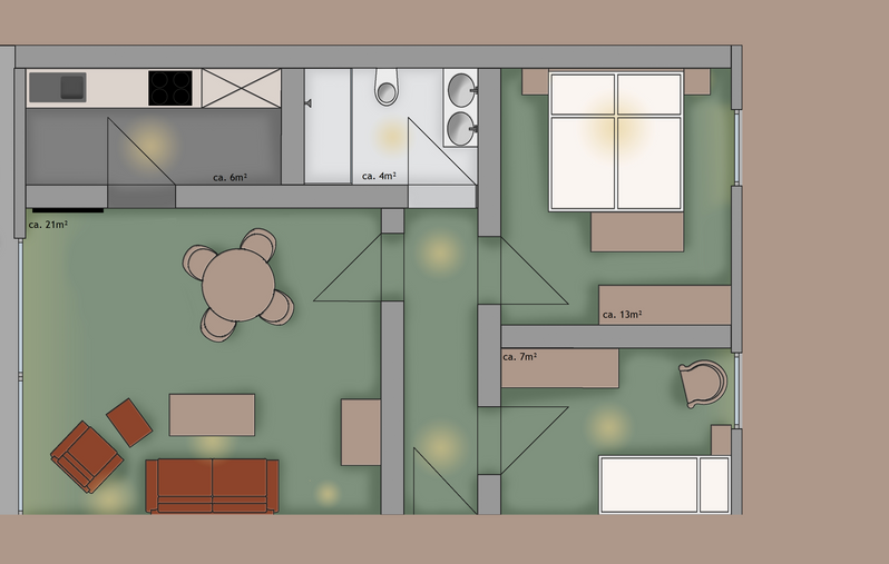 Appartment with two bedrooms