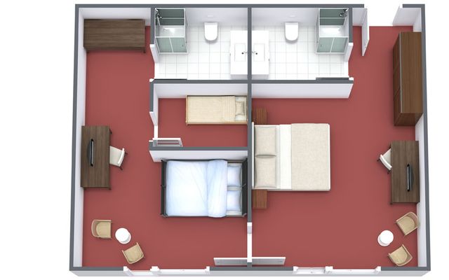 2 familyrooms, 64 m², two rooms image 6 - Familotel Mecklenburgische Seenplatte Borchard's Rookhus 