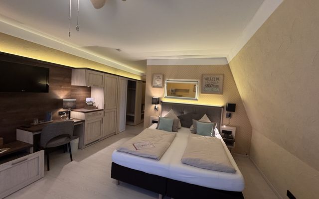 Hotel Zimmer: Familienappartement „Blubb Blubb“ | 36 qm - 2-Raum - Borchard's Rookhus