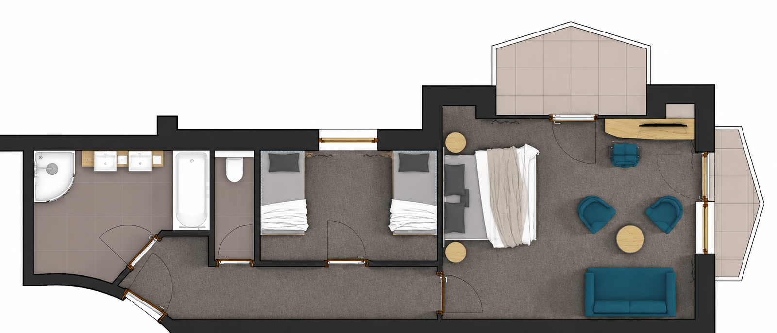 Familiensuite »Deluxe« image 9 - Familotel Stubaital Alpenhotel Kindl