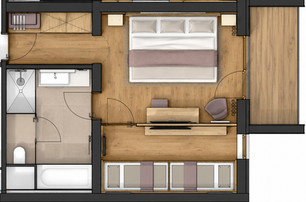 Familiensuite »Junior Zirbe« thumbnail 7 - Familotel Stubaital Alpenhotel Kindl