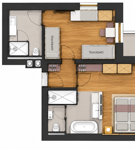 Familiensuite »Superior Zirbe« thumbnail 8 - Familotel Stubaital Alpenhotel Kindl
