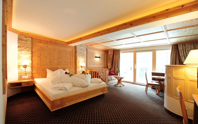 Unterkunft Zimmer/Appartement/Chalet: DZ »Luxus Zirbe« | 45 qm - 1-Raum