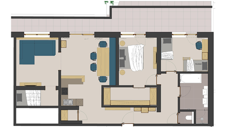 Family suite »XXL Deluxe« image 10 - Familotel Stubaital Alpenhotel Kindl