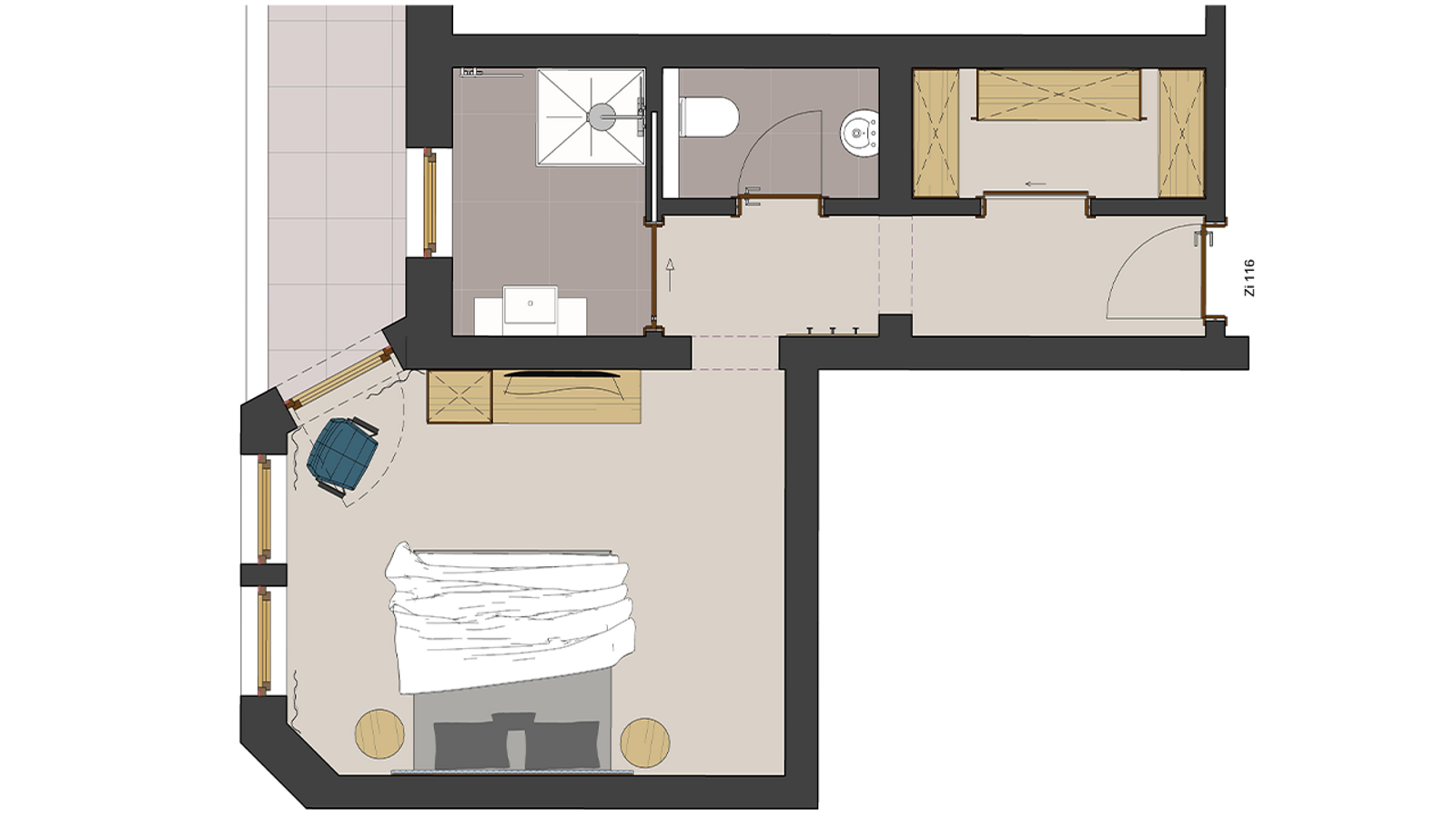 Doppelzimmer »Junior Zirbe« image 4 - Familotel Stubaital Alpenhotel Kindl