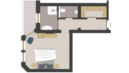 Double room »Junior Zirbe« image 4 - Familotel Stubaital Alpenhotel Kindl