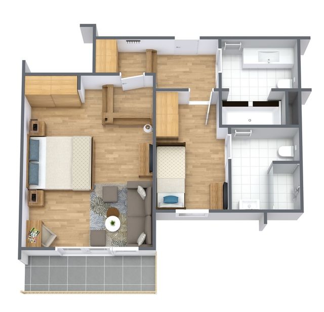 Familiensuite Typ 2 (2 Raum image 7 - Familotel Tirol Landgut Furtherwirt