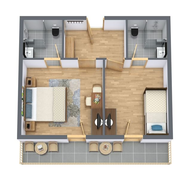 Familiensuite Typ 1 (2 Raum image 8 - Familotel Tirol Landgut Furtherwirt