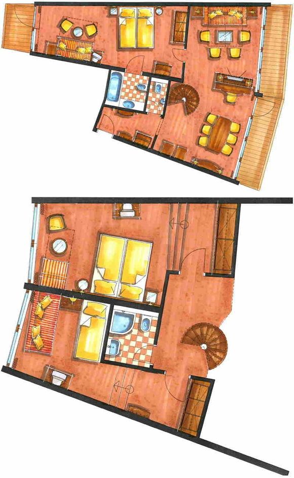 Familiensuite „Gastein“ Grundriss