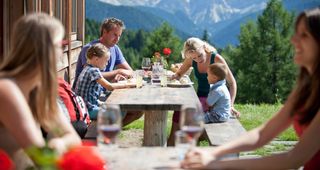 Familienausflug auf die Alm in Meransen - Südtirol