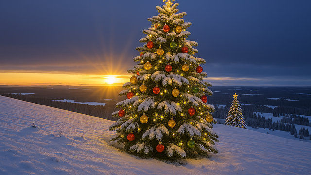 Weihnachten in den Bergen