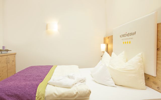 Schlafzimmer Schreinerhof Suite | Familotel Bayern