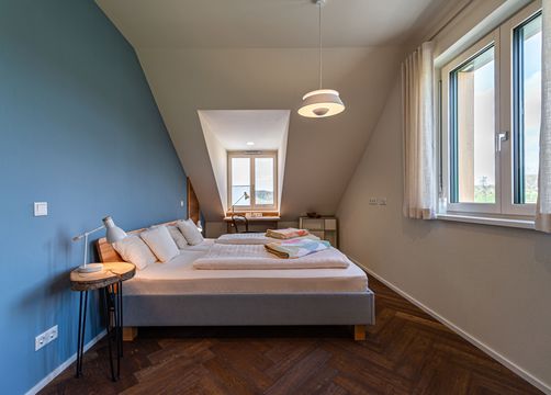 biohotel lindengut appartment hahn schlafbereich (1/4) - LindenGut