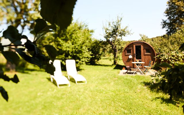 Unterkunft Zimmer/Appartement/Chalet: Schlaffass Zwiebelchen