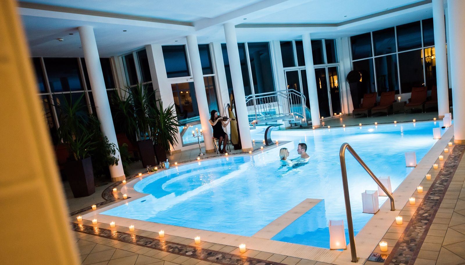 Candle Light Swimming