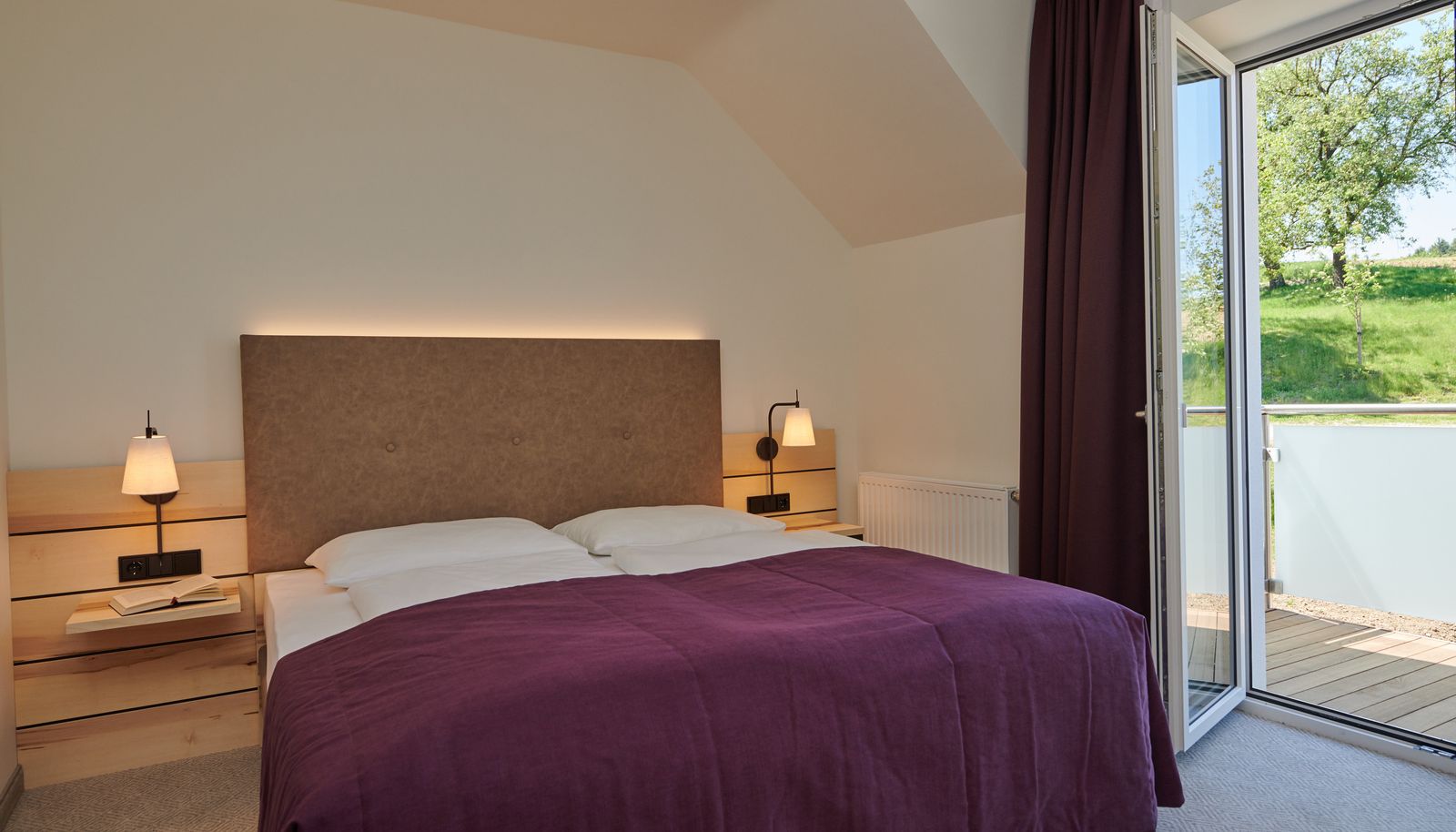 Classic Doppelzimmer Zwetschke mit Mostviertler Blick