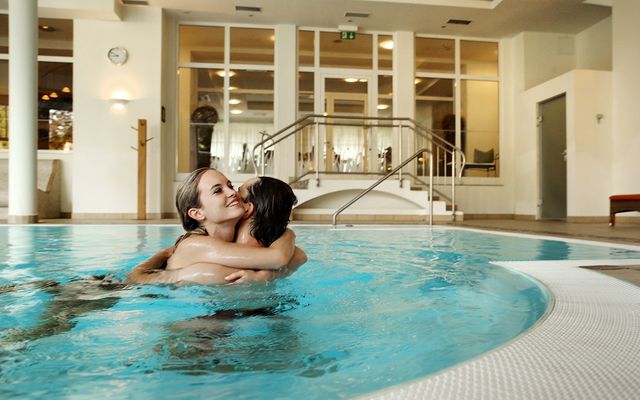 Couple in the pool